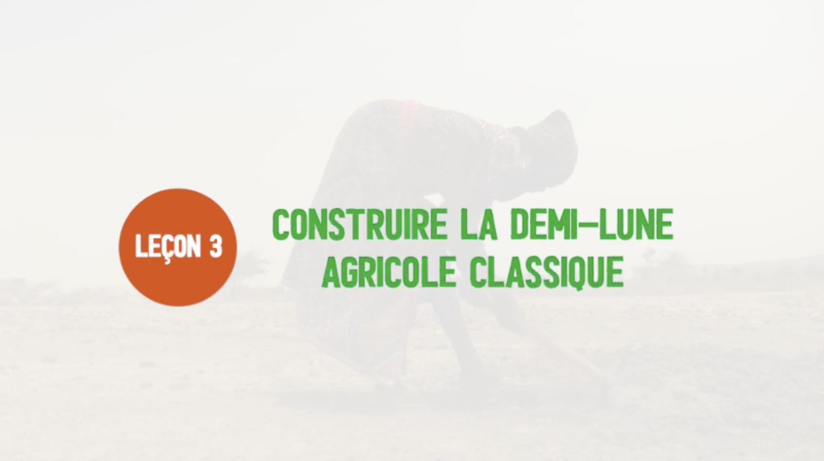 Demi lune agricole classique
